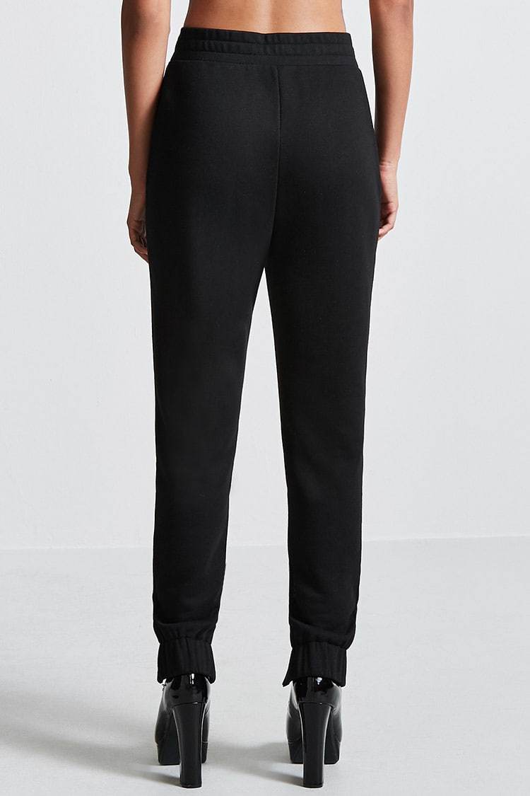 Pull-Ring Zip-Up Joggers